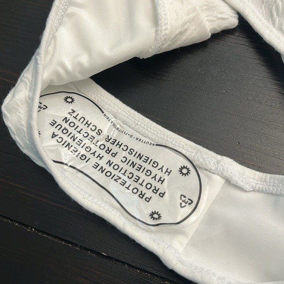 V Cut High Waisted Bikini Ribbed V-Wired Cami Two Pieces Swimsuit NWOT - Picture 10 of 10